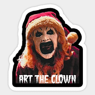 art-the-clown-christmas Sticker